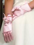 перчатки розовые