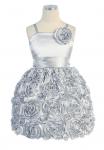 серебряное платье