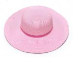 Шляпка для девочки розовая