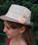 шляпа федора для девочки