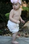 Детские кружевные белые панталончики GIGIS APPAREL (США).