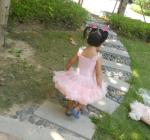 платье розовое детское